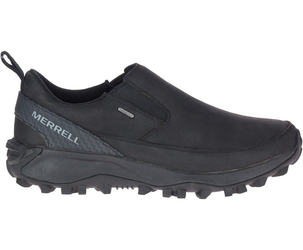 Slip On Homem - Merrell Thermo Kiruna Moc Waterproof - Pretas - WOX823975